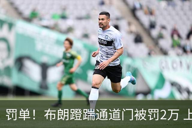 罚单！布朗蹬踹通道门被罚2万 上海主场因球迷被罚1万